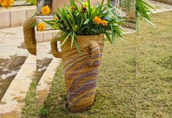 3 ft Rainbow Garden Stone Flower Pot